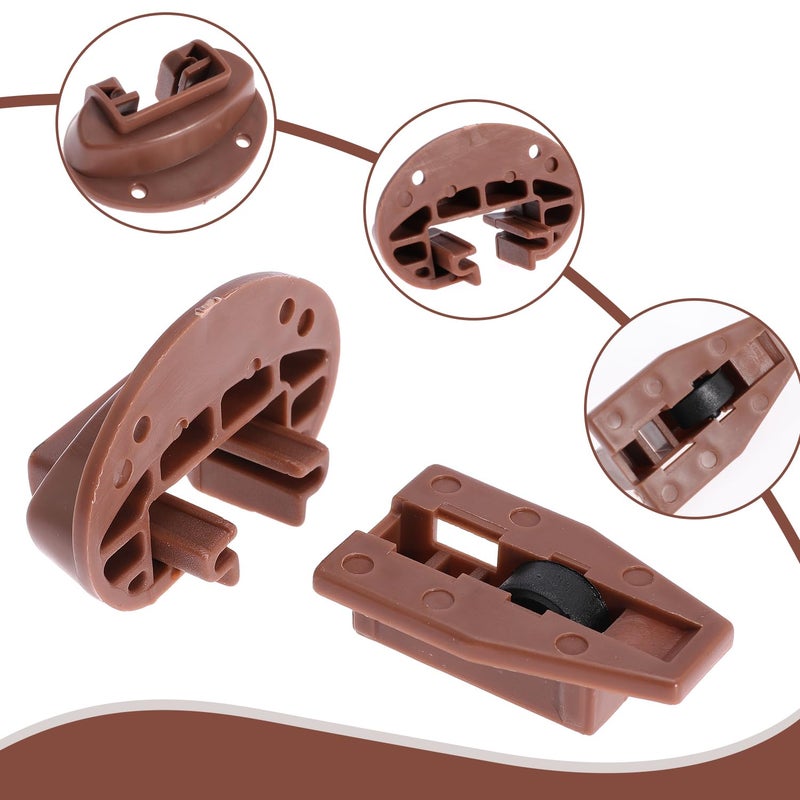 Seweder 10Pcs Drawer Slide Track Guide Glide For Kenlin For Rite Trak 2 For Center Mount Drawer For Dressers, For Hutches And For Nightstand Drawer - Image 4
