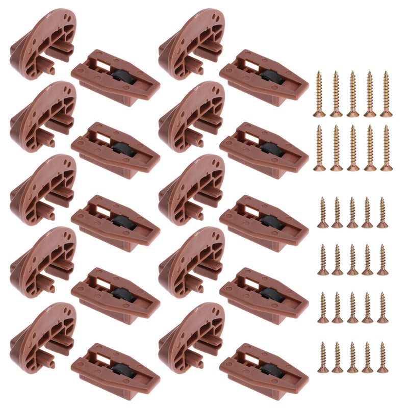 Seweder 10Pcs Drawer Slide Track Guide Glide For Kenlin For Rite Trak 2 For Center Mount Drawer For Dressers, For Hutches And For Nightstand Drawer - Image 2