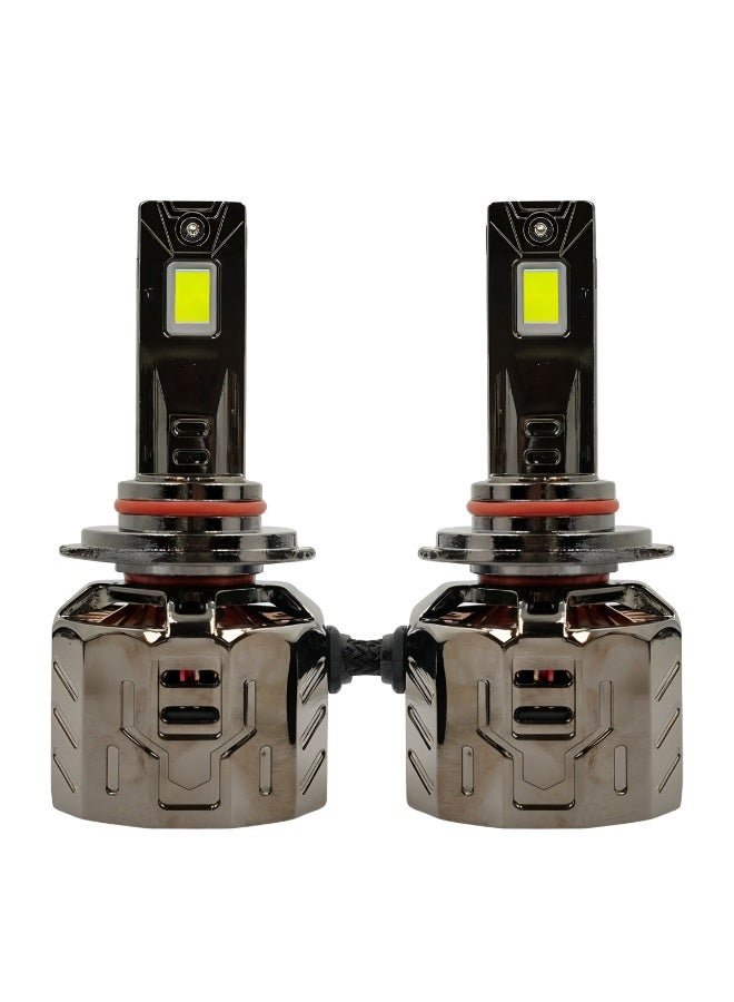 3 اكس ار مصباح أمامي LED من 3XR طراز P130 بقوة 260 واط و30000 لومن، يعمل بجهد 12 فولت ومتوافق مع نظام CANBUS، مزود بقاعدة 9005، رقائق LED عالية الطاقة، مقاوم للماء بمعيار IP65، إضاءة بيضاء 6500 كلفن، عمر طويل، هيكل من الألومنيوم، سهل التركيب والتشغيل، طقم ترقية المصابيح الأمامية للسيارات وسيارات الدفع الرباعي والشاحنات والمركبات الأخرى بجهد 12 فولت. - Image 2