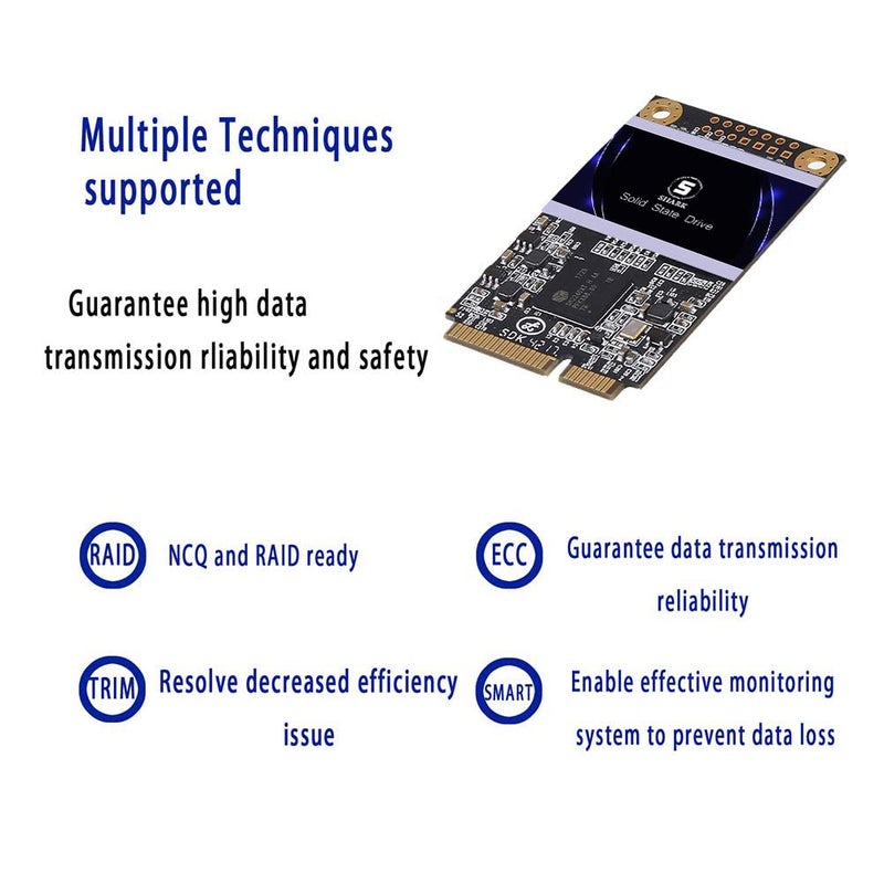 DogFish SSD MSATA 250GB Shark Speed Internal Solid State Drive High Performance Hard Drive for Desktop Laptop SATA III 6Gb/s Includes SSD (250GB, MSATA) - Image 3