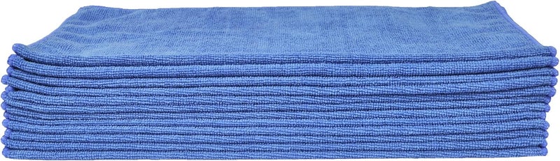 Eurow Microfiber Cleaning Towels 12-Pack - Blue - Image 5