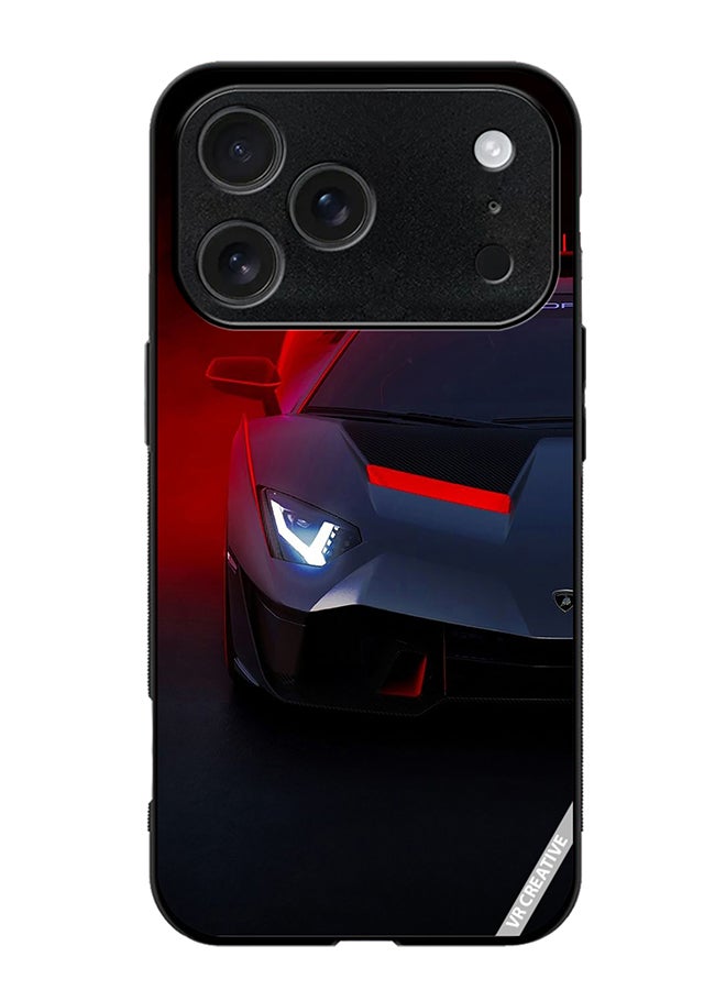 Protective Case Cover For Apple iPhone 17 Pro Max Lamborghini Sc18 Design Multicolour