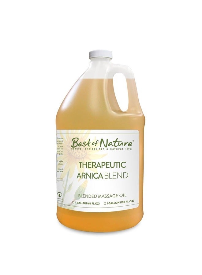 Best of Nature زيت المساج العلاجي بخلطة الأركيكا - نصف جالون