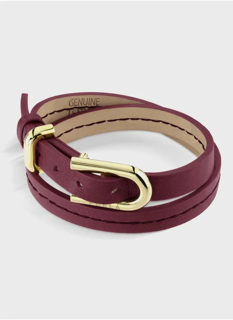 Furla Buckle  Stacked Bracelet