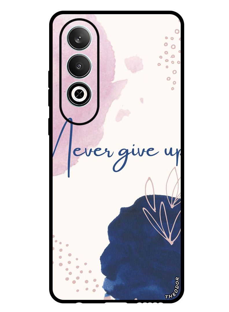 Theodor Protective Case Anti Scratch Shock Proof Bumper Cover For Oppo K12 Never Give up - Image 1