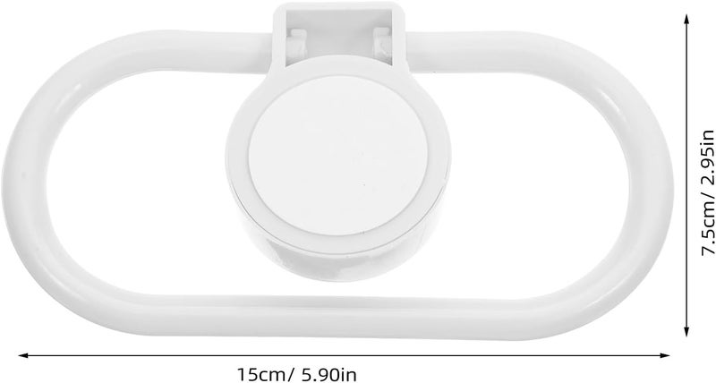 MAGICLULU Self Adhesive Towel Ring 3-Pack Wall Mounted Towel Rack for Bathroom Kitchen No Drilling Installation Space Saving Rust Resistant 5.90X2.95X0.66 Inch - Image 2