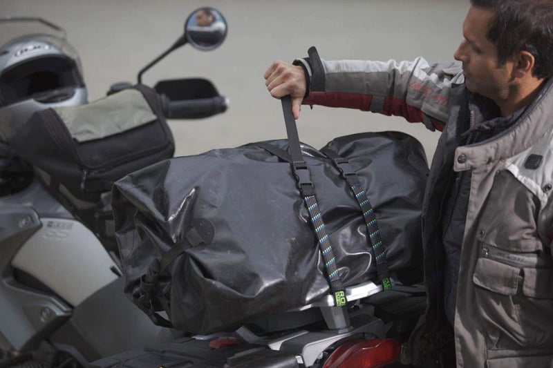 ROK Straps ROK-10050 Black/Reflective 18" - 60" Motorcycle/ATV Adjustable Stretch Strap - Image 2