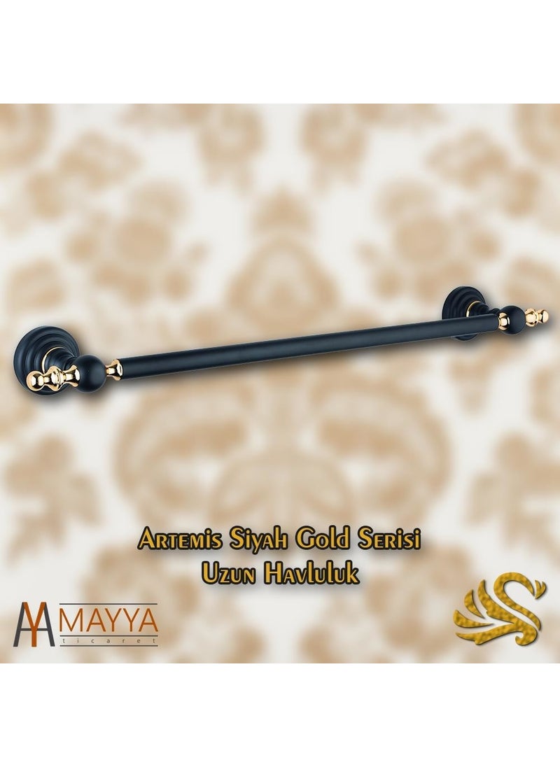 Saray Bathroom Artemis Black Gold Long Towel Bar - pzsku/Z6B948B98330E16B43B1EZ/45/_/1736856551/b0fe6a60-bf0e-4486-b2fd-2c0f8f3d0f19