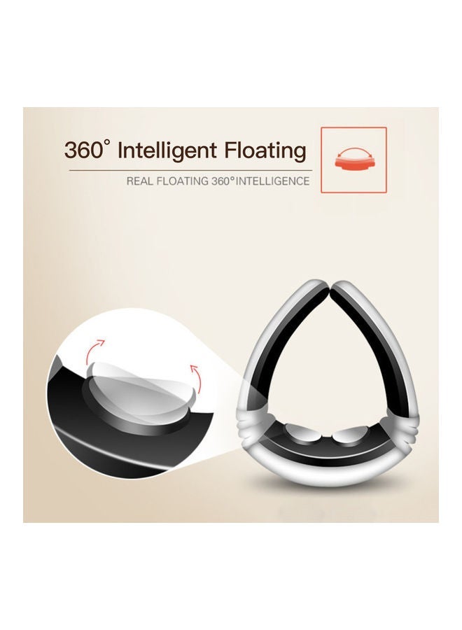 NIBEMINENT Cervical Massager Intelligent Electromagnetic Neck Massage Device Infrared Physiotherapy U-Shaped Physical Therapy Multifunctional 5880 White - Image 3