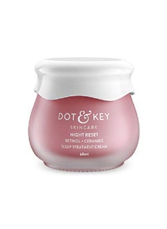 Dot & Key Night Reset Retinol + Ceramide Sleep Treatment Cream | Moisturizer For Face | Anti Aging Night Cream For Women | 60Ml  - Image 3