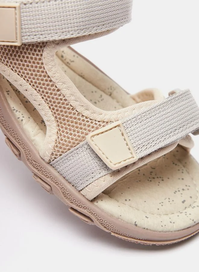 Mister Duchini Textured Floaters with Hook and Loop Closure