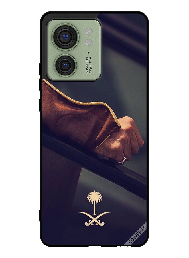 Covernex Protective Case Cover For Motorola Edge 40 Hand & Saudi Arabia National Sign - Image 1