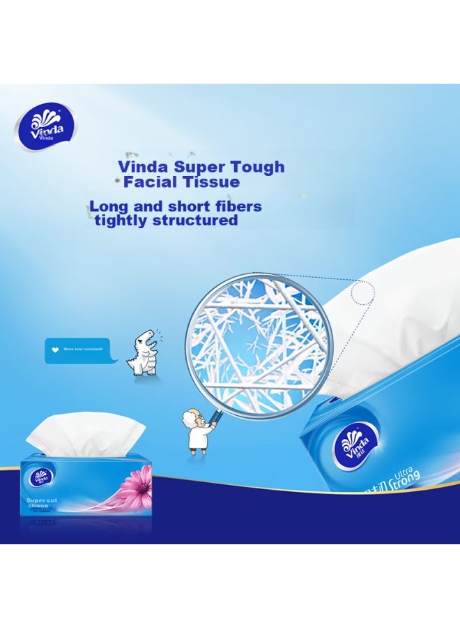 Vinda Ultra Strong 3-ply 130 Sheets*3 Packs L Size, Water-resistant, Boxed, Toilet Paper, Tissue Paper, Napkins - Image 5