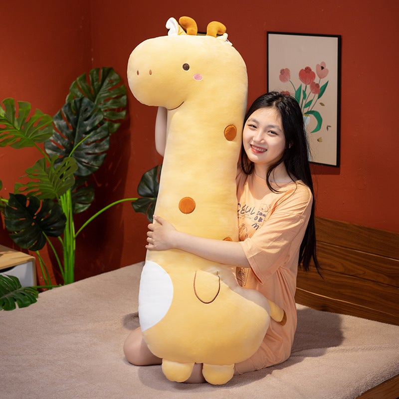 Large Animal Plush Body Pillow, Soft & Comfortable, Machine Washable Cover - Image 2