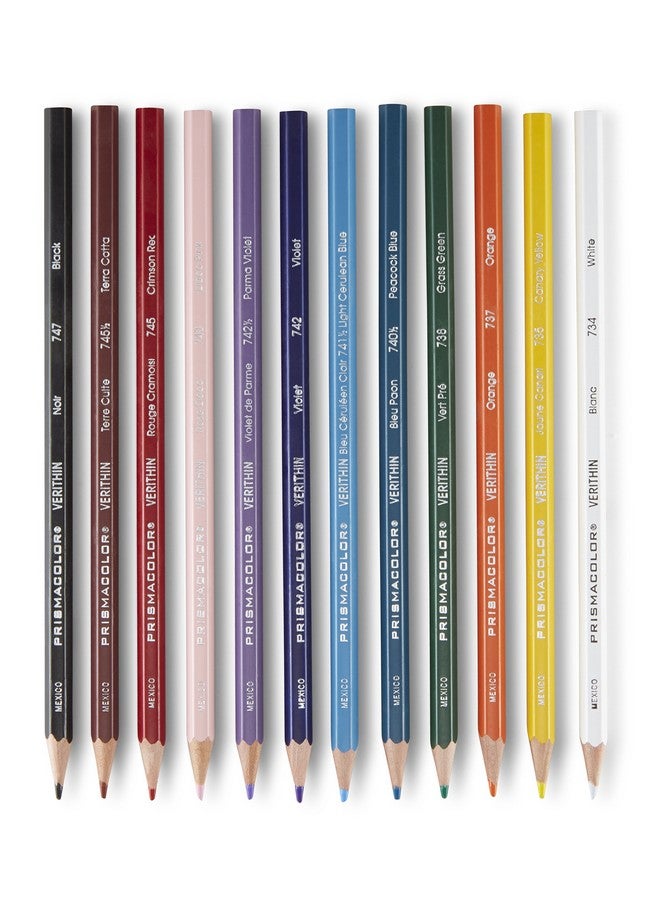 Prismacolor Premier Verithin Colored Pencils, Adult Coloring, 36 Pack - Image 2