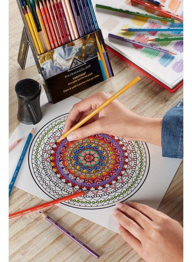 Prismacolor Premier Verithin Colored Pencils, Adult Coloring, 36 Pack - Image 5