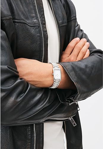 Daniel Wellington Bound Link 32x22mm Women's Watch, Silver Watch for Women - Image 2