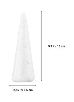 WYBOT 15pcs Craft Foam Cone White Styrofoam Cones Polystyrene Ball Modelling Mould DIY Foam Mold for DIY Crafts Flower Arranging  Tree Table Centerpiece 150mm 110mm 70mm  - Image 3