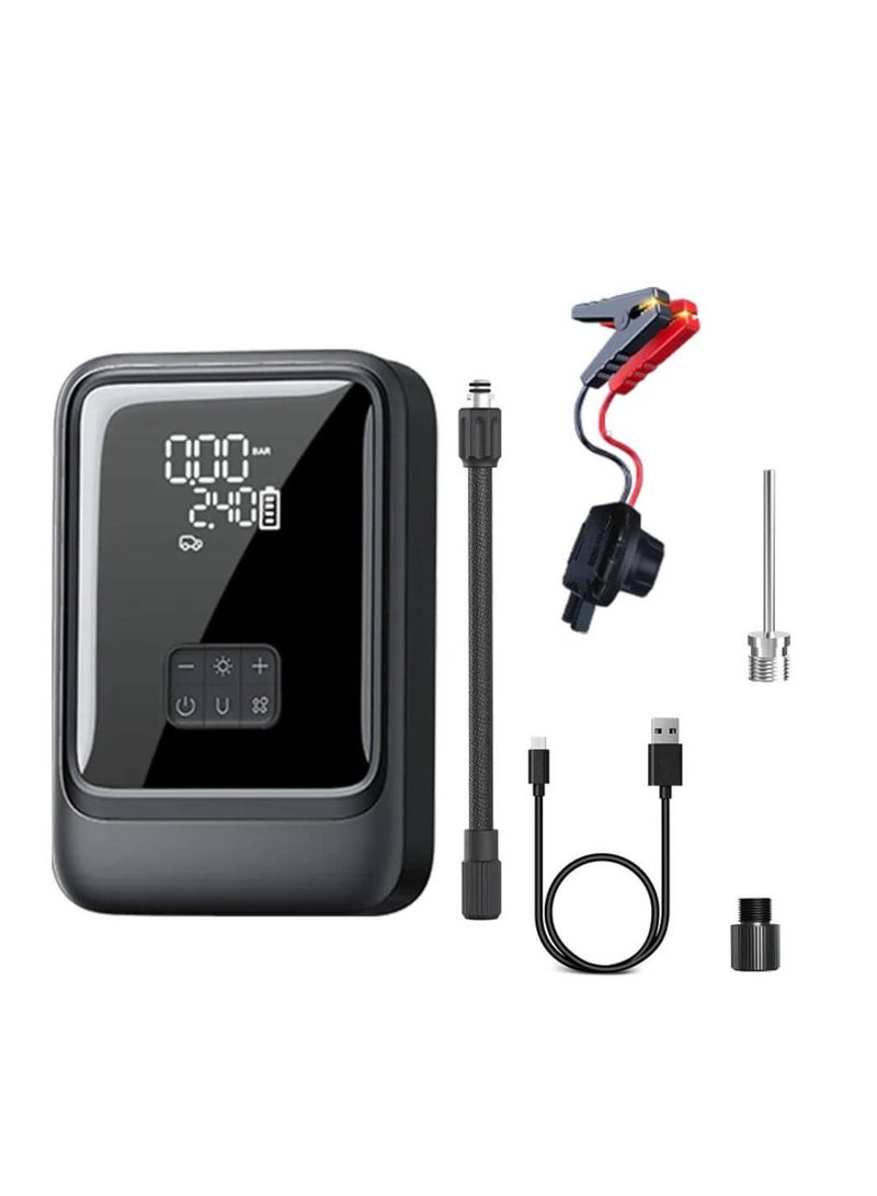 2 في 1 جهاز تشغيل السيارة المحمول ومنفاخ الإطارات S03-L مع بنك الطاقة - Image 1