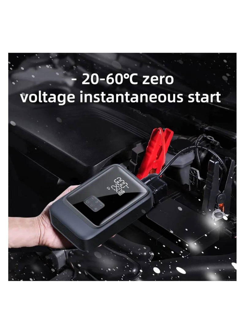 2 في 1 جهاز تشغيل السيارة المحمول ومنفاخ الإطارات S03-L مع بنك الطاقة - Image 3