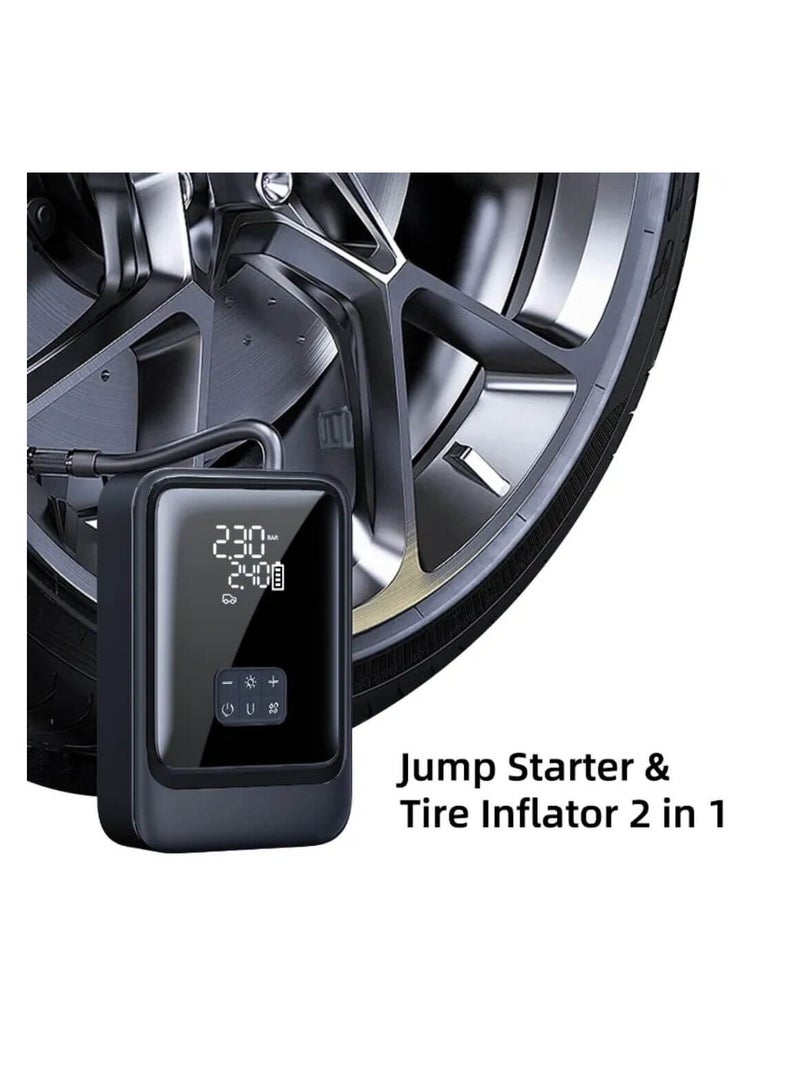 2 في 1 جهاز تشغيل السيارة المحمول ومنفاخ الإطارات S03-L مع بنك الطاقة - Image 5