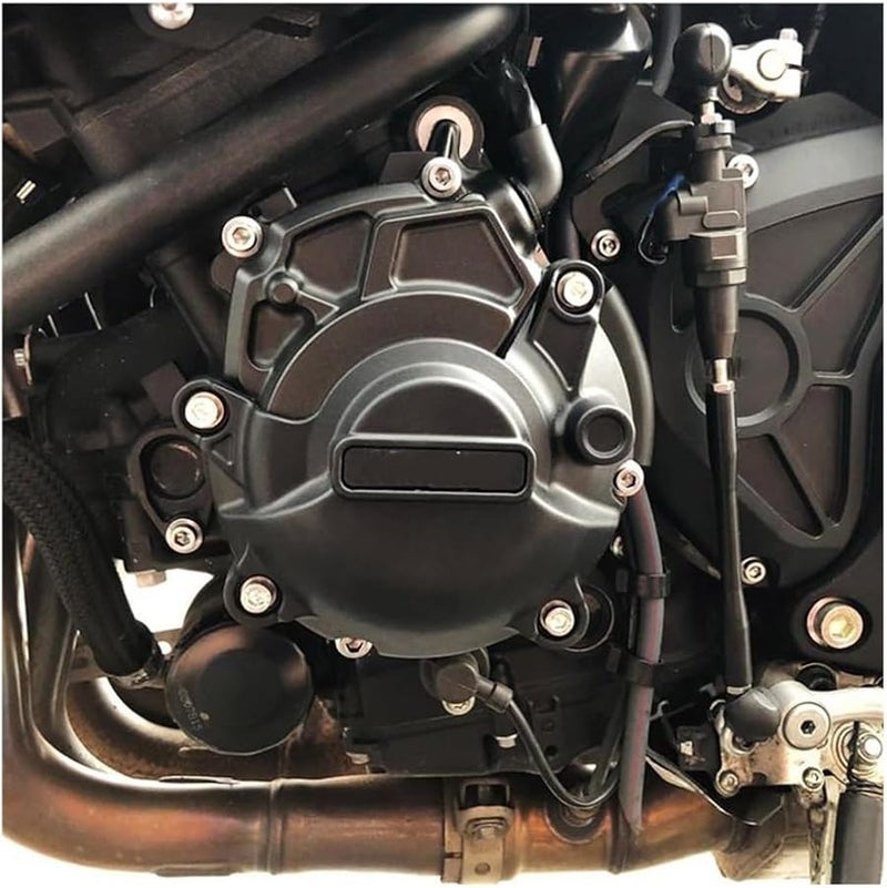 غطاء علبة مرفق المحرك الثابت غطاء المولد الكهربائي لـ Yamaha MT10 FZ10 2015 2024 - Image 3