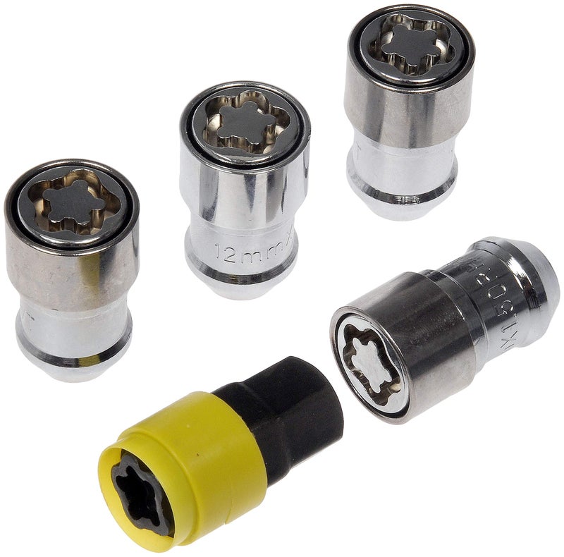 Dorman 712-380 M12-1.50 Deep Wheel Lock Set, 5 Pack - Image 1