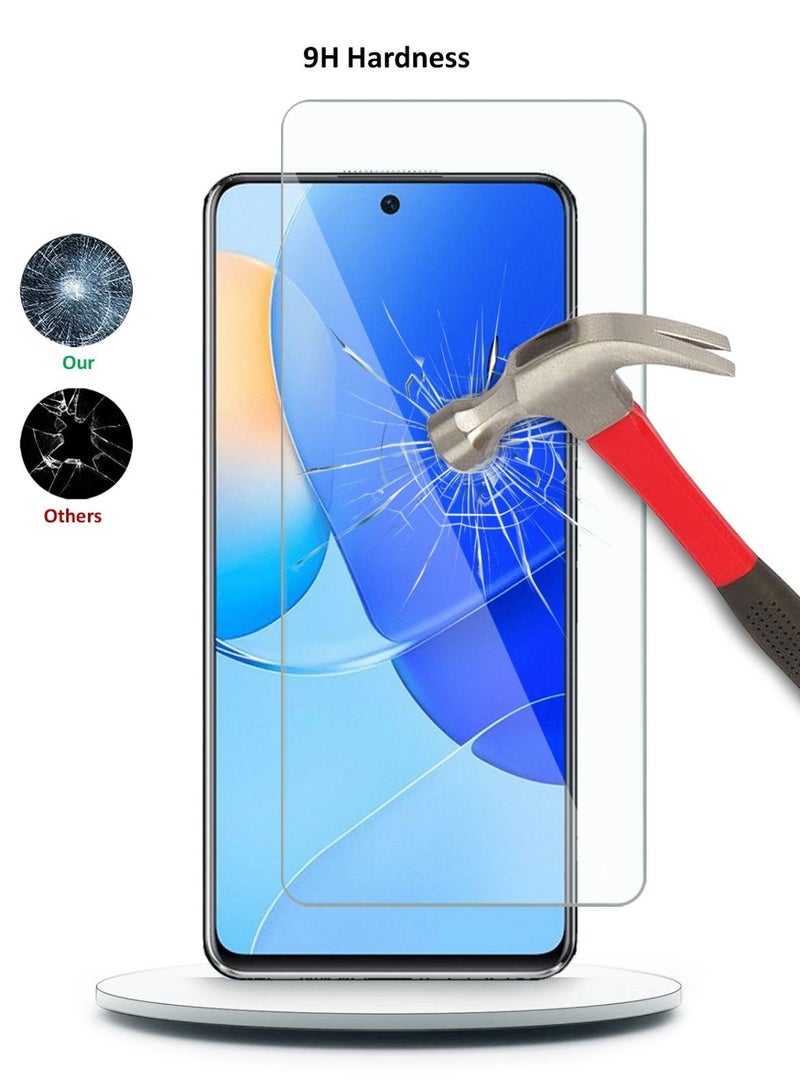 Techie واقي شاشة من الزجاج المقوى عالي الدقة بتقنية Techie مضاد للانعكاس ومضاد للفقاعات 9H Hardness لهاتف Huawei Nova 9 SE - Image 5