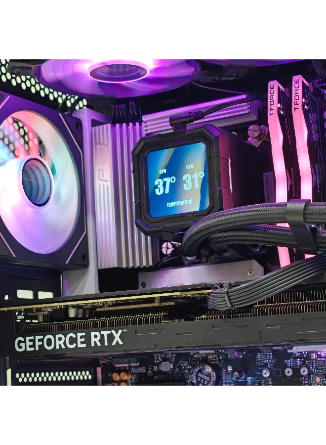 DarkFlash Gaming PC Ultra 7 Processor 265KF UP TO 5.5 Ghz- 20 Cores | RTX 5070 12 GB GDDR7| RAM 16GB DDR5| 1TB Nvme SSD | Cooler 360MM | Windows 11 Pro - Image 4