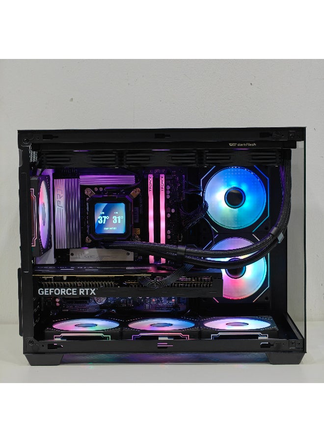 DarkFlash Gaming PC Ultra 7 Processor 265KF UP TO 5.5 Ghz- 20 Cores | RTX 5070 12 GB GDDR7| RAM 16GB DDR5| 1TB Nvme SSD | Cooler 360MM | Windows 11 Pro - Image 2