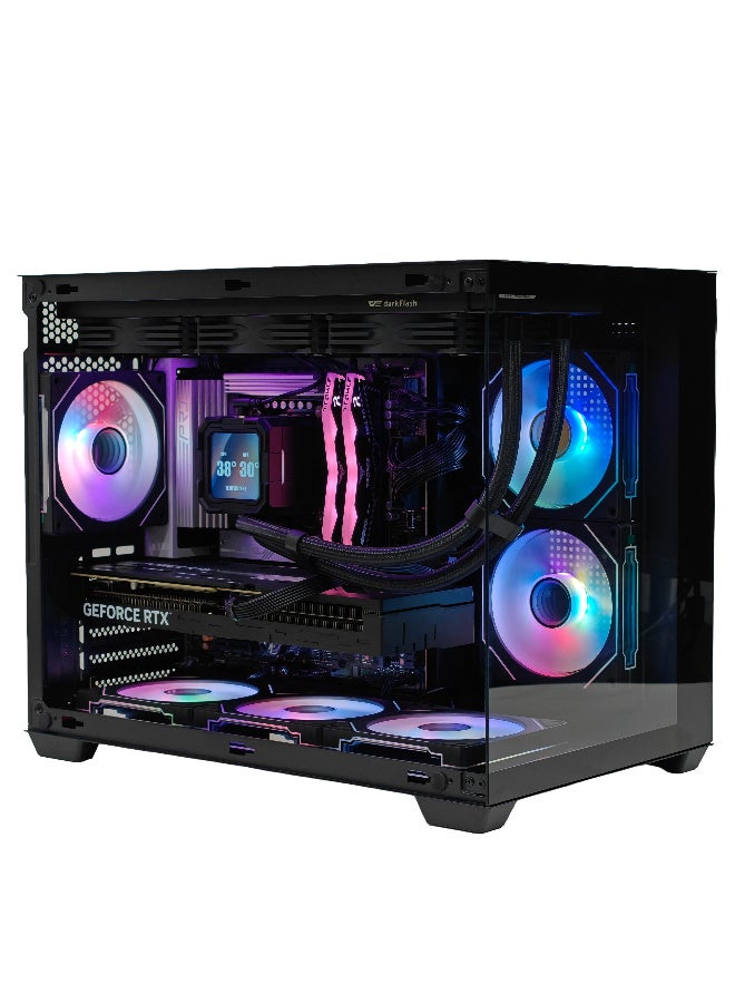 DarkFlash Gaming PC Ultra 7 Processor 265KF UP TO 5.5 Ghz- 20 Cores | RTX 5070 12 GB GDDR7| RAM 16GB DDR5| 1TB Nvme SSD | Cooler 360MM | Windows 11 Pro - Image 1