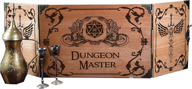 Handmade Personalizable Game Master Screen made for Board Role Playing Game - Wooden Handcrafted GM Screen Set - DM Gift Idea - Gifts for Him and Her (Game Master) - Image 1