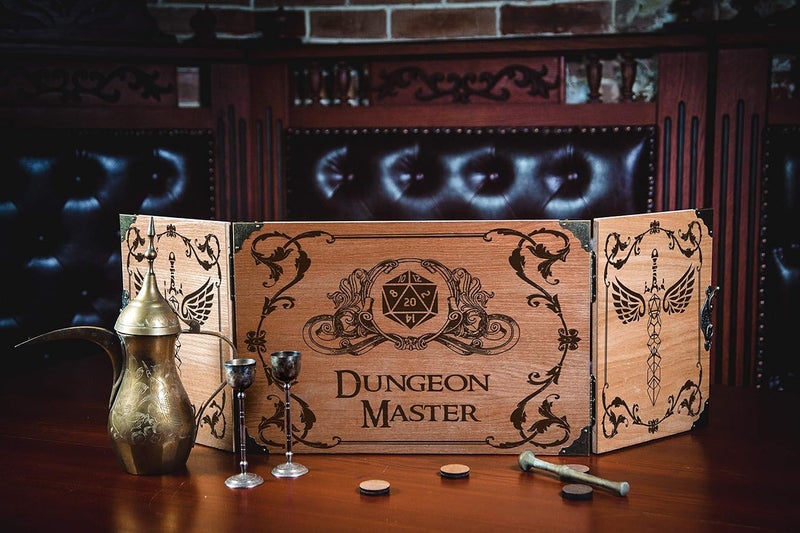 Handmade Personalizable Game Master Screen made for Board Role Playing Game - Wooden Handcrafted GM Screen Set - DM Gift Idea - Gifts for Him and Her (Game Master) - Image 3