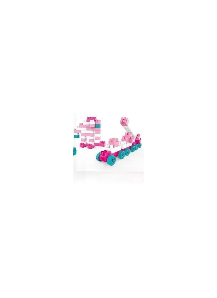 Building Blocks (168 pieces) Pink Blocks Set