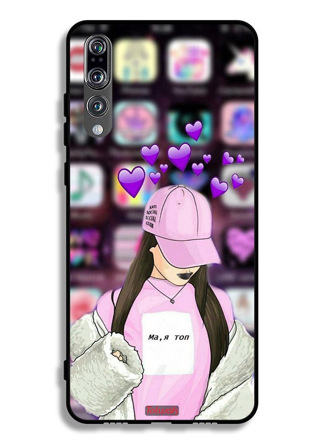Tolwak Huawei P20 Pro Protective Case Cover Anti Social Club  - Image 2