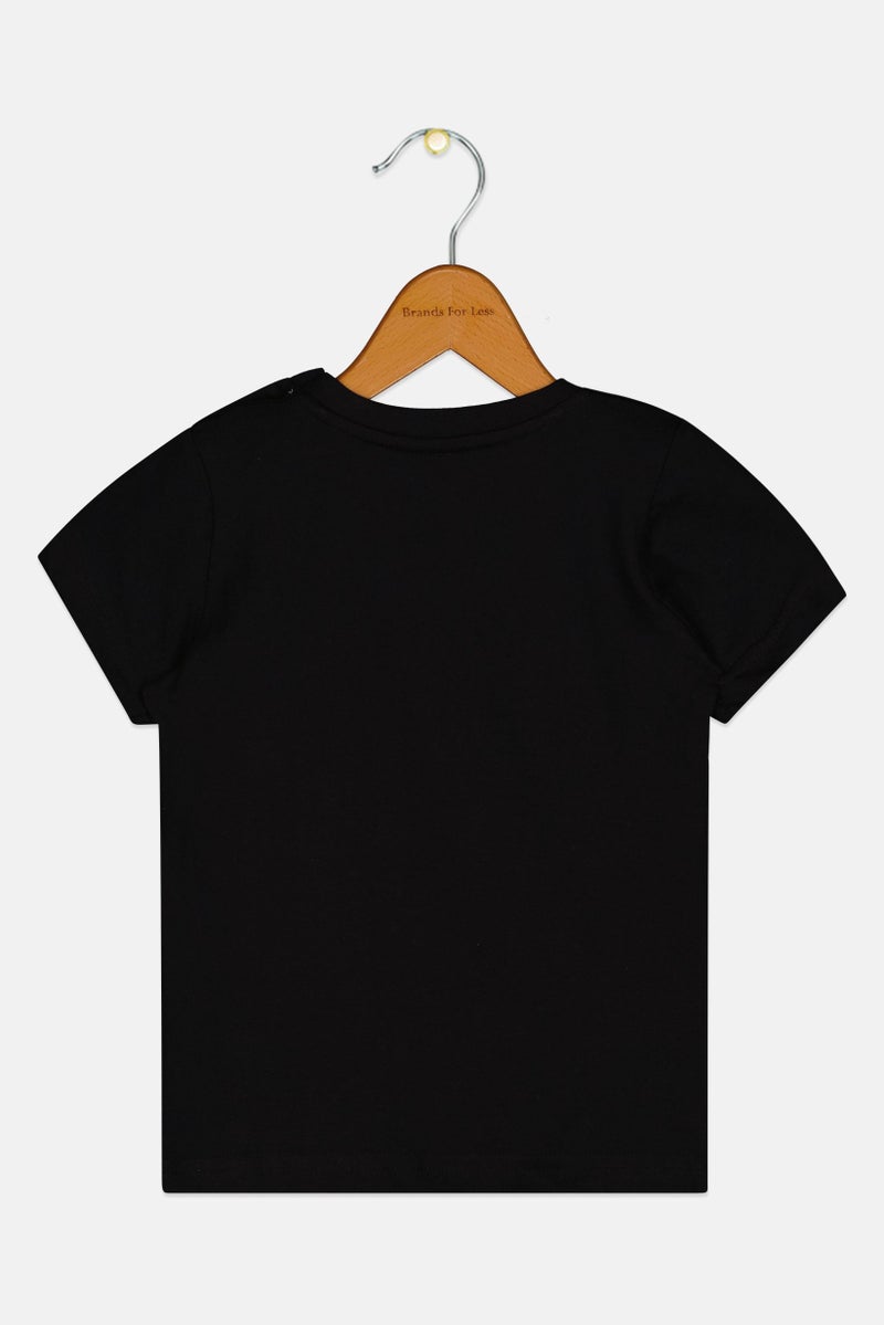 Peanuts Toddlers Boy Short Sleeve Graphic Print Top, Black - Image 3