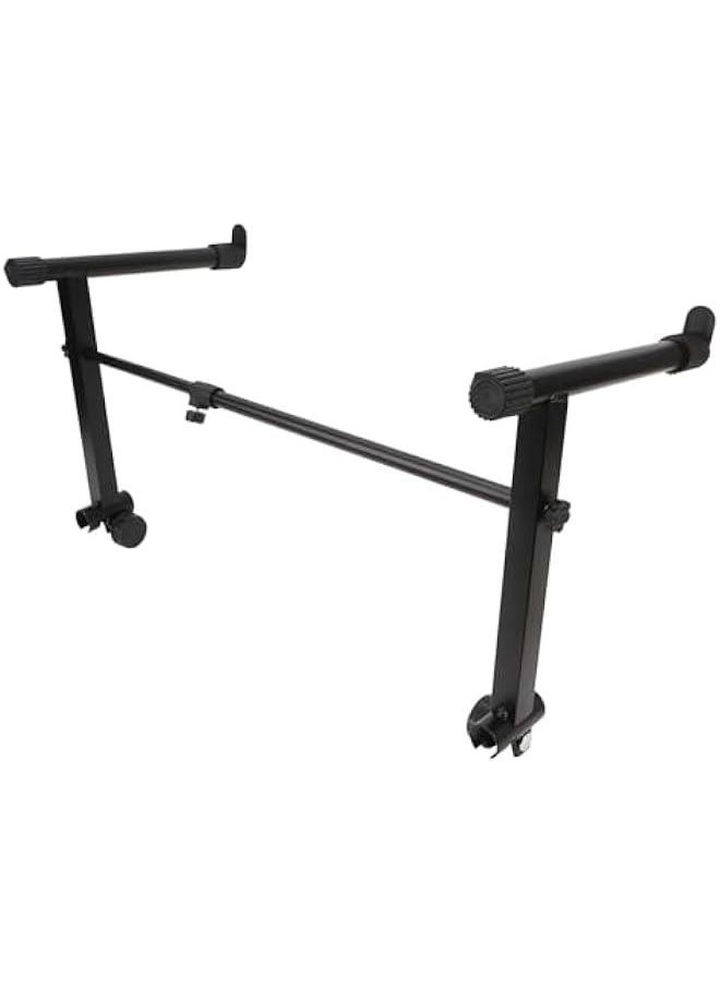Generic - L Shaped Keyboard Stand Extension Adapter, 2-Tier Electronic Piano Rack with Adjustable Width from 42-75cm, Ideal for Music Enthusiasts and Performers - Image 1