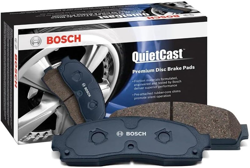 Bosch BC52S QuietCast Premium Ceramic Disc Brake Pad Set for Select Buick, Cadillac, Chevrolet, GMC, Jeep, Oldsmobile, and Pontiac Models - Image 2