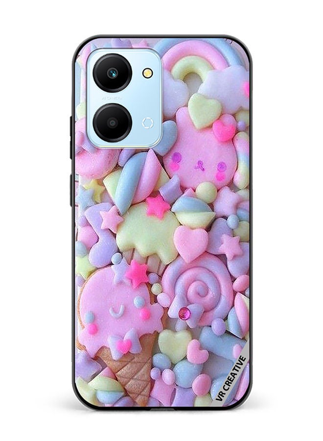 VR CREATIVE Protective Case Cover For Honor Play7T Kawai Decoden Design Multicolour - Image 1