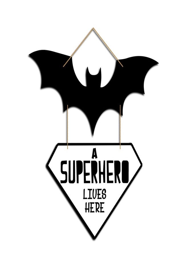 Kaameri Bazaar Bat Wall Sculpture | Wooden Wall Hanging Art for Living Room & Bedroom | Stylish Wall Decoration & Home Decor Gift Item - Image 1