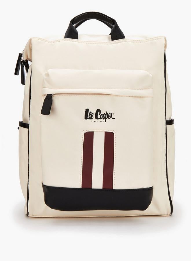 Lee Cooper Panelled Backpack With Adjustable Shoulder Straps - Image 1