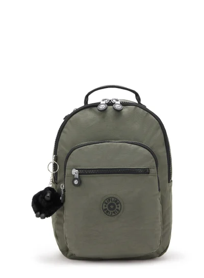 kipling Seoul S Small Backpack (With Laptop Protection)Green Moss -I408288D