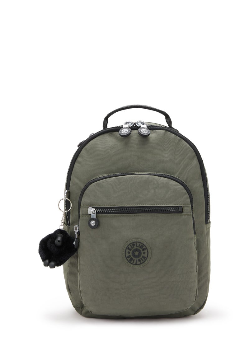 kipling Seoul S Small Backpack (With Laptop Protection)Green Moss -I408288D  - Image 1