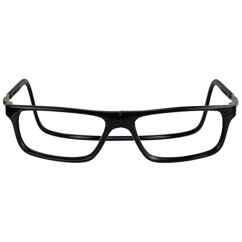 Clic Magnetic Reading Glasses for Men or Women, Computer Readers, Executive XL (XL-XXL, Black, 1.50 Magnification) - Image 2