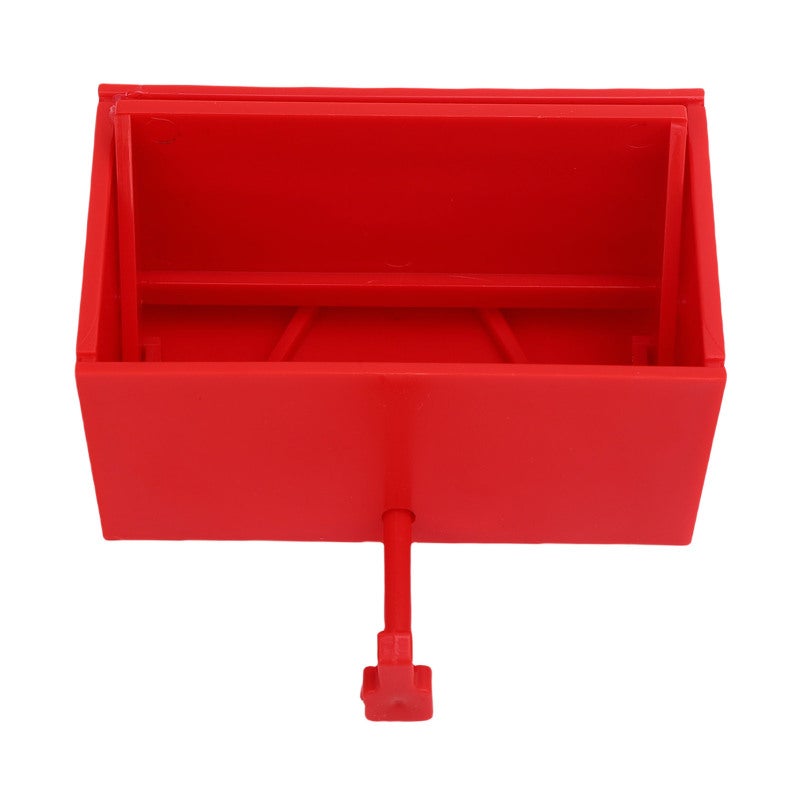 Car Garage Key Holder Red Wall Mounted Key Rack With Opening Door - Premium ABS Key Storage for Entryway Organization - Image 2