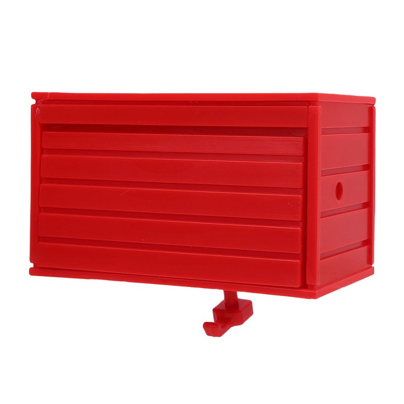 Car Garage Key Holder Red Wall Mounted Key Rack With Opening Door - Premium ABS Key Storage for Entryway Organization - Image 3