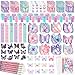 BenLouis 108Pcs Butterfly Party Favors Butterfly Fairy School Stationery Set Bulk for Kids Spring Flower Tea Birthday Birthday Goodie Bag Stuffers Classroom Gifts Rewards Pinata Filler - Image 3