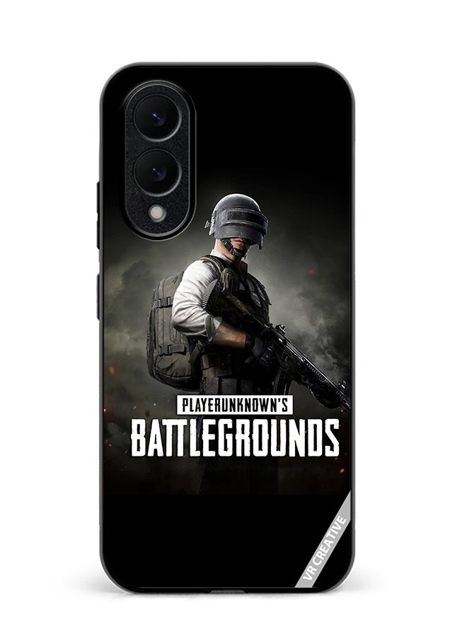 VR CREATIVE Protective Case Cover For Samsung Galaxy S25 Edge Pubg Design Multicolour