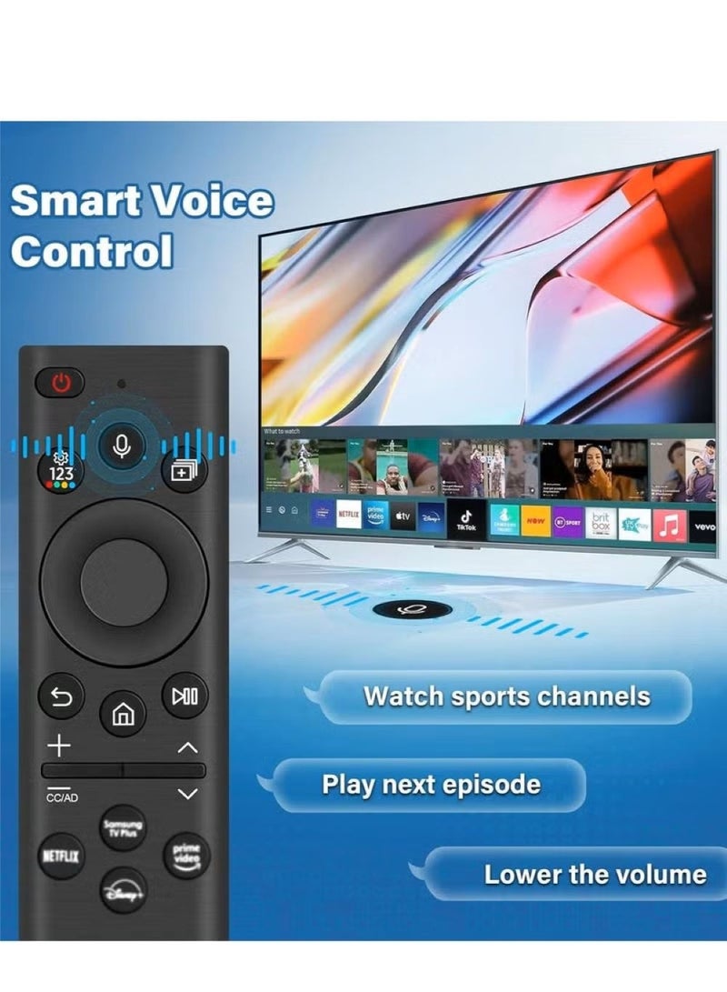 BN59-01385A Solar Voice Replacement Remote Control for Samsung TV – Universal Rechargeable, 4 Shortcut Buttons for 2021-2022 Neo LED Smart 4K Ultra HD TVs - Image 4