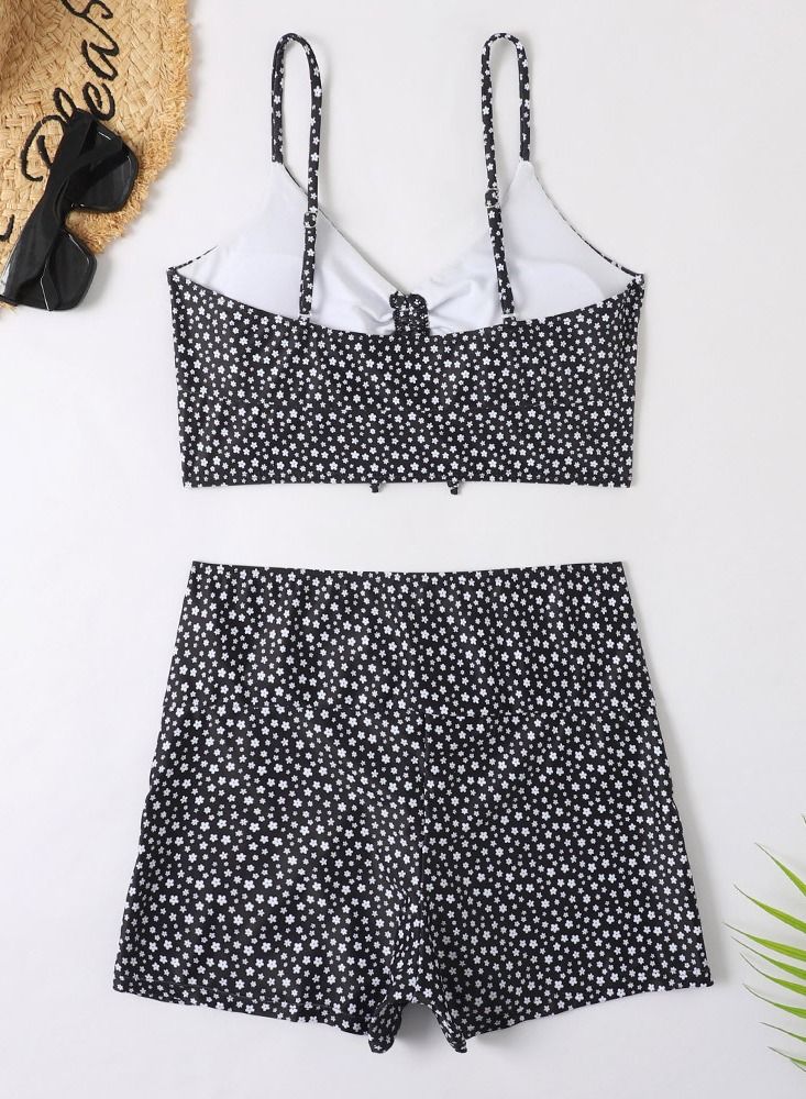 Loquat 2 Piece Boxer Swimsuit Beach Bikini - Image 2